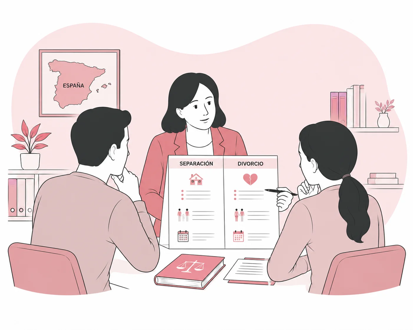 diferencia entre separacion y divorcio en Espanha