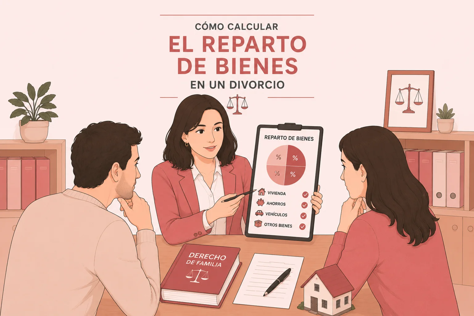 como calcular el reparto de bienes en un divorcio negomez
