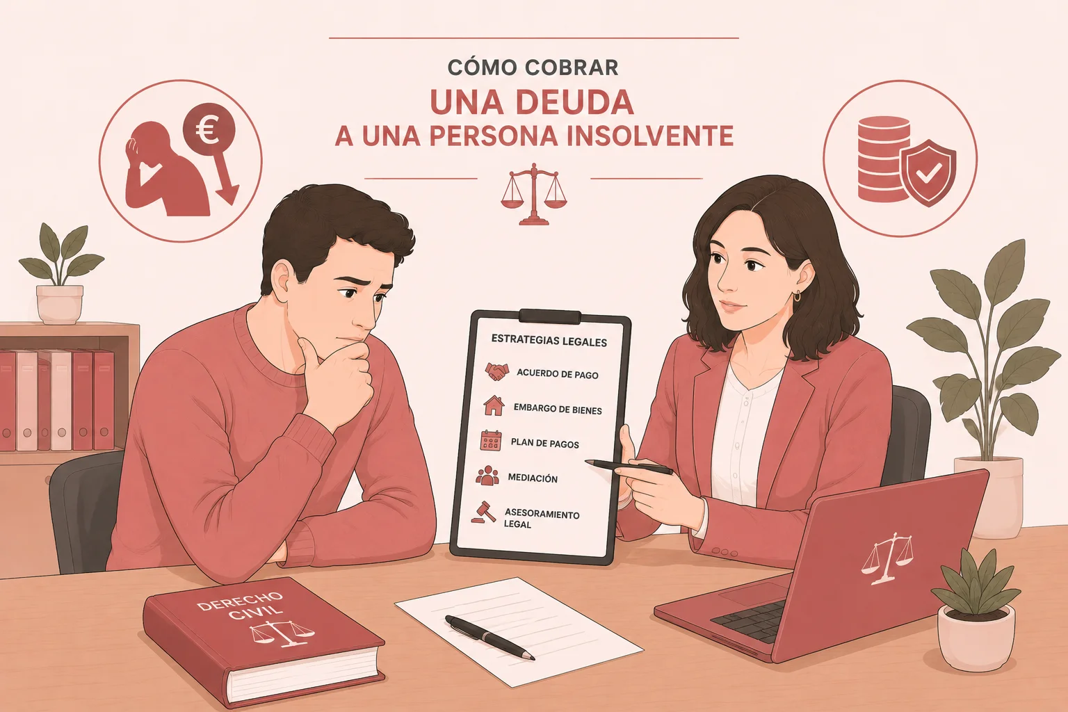 como cobrar una deuda a una persona insolvente negomez abogados