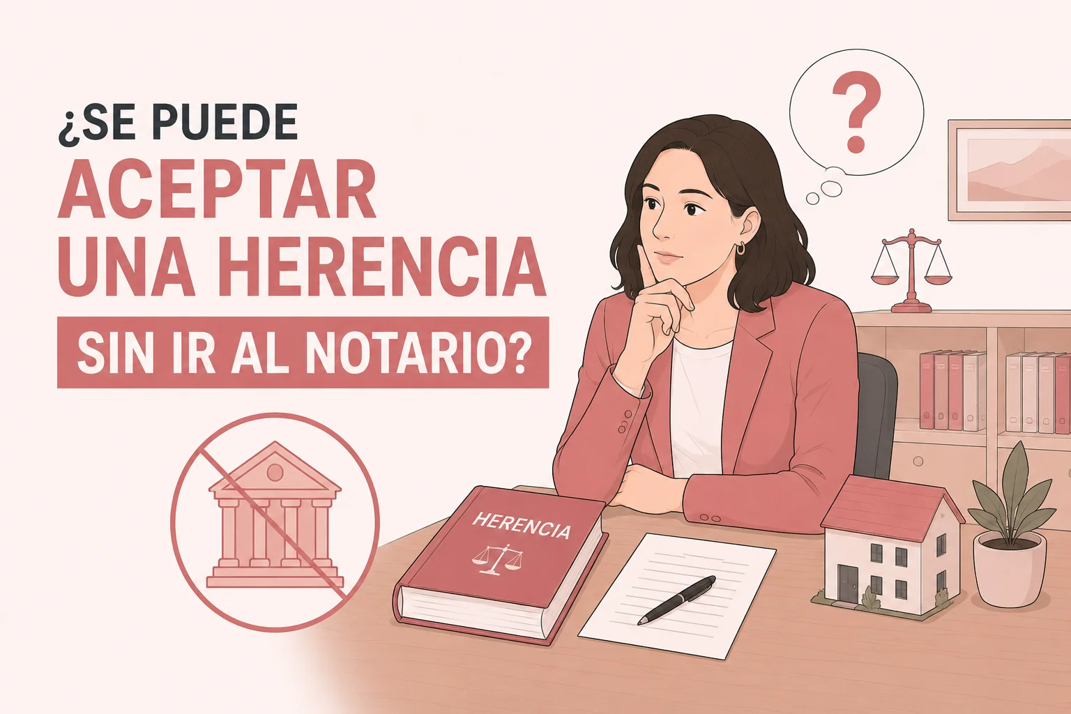 se puede aceptar una herencia sin ir al notario