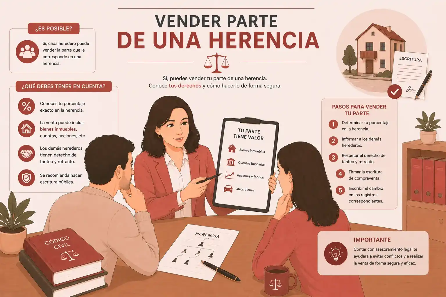 vender parte de una herencia ngomez abogados